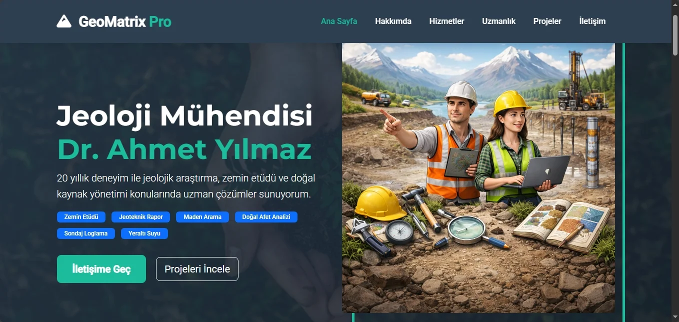 Jeoloji Mühendisliği Teması - Resim 1
