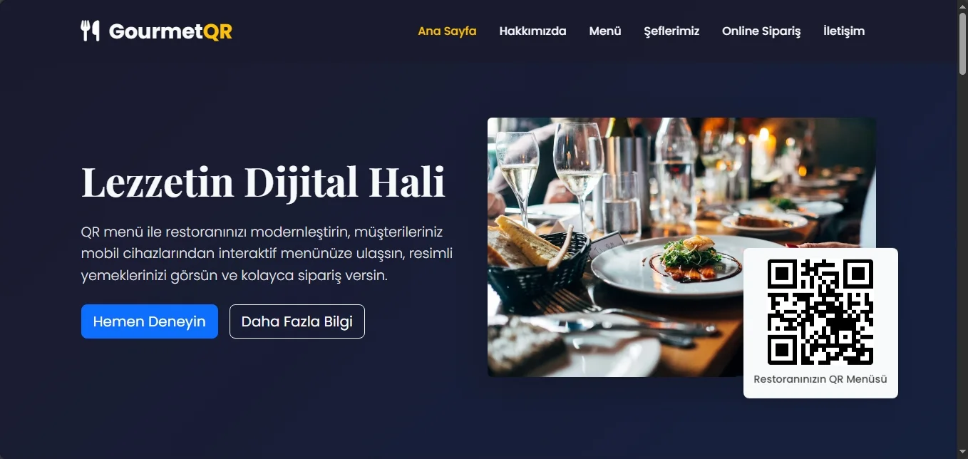 Restoran Web Teması - Resim 1