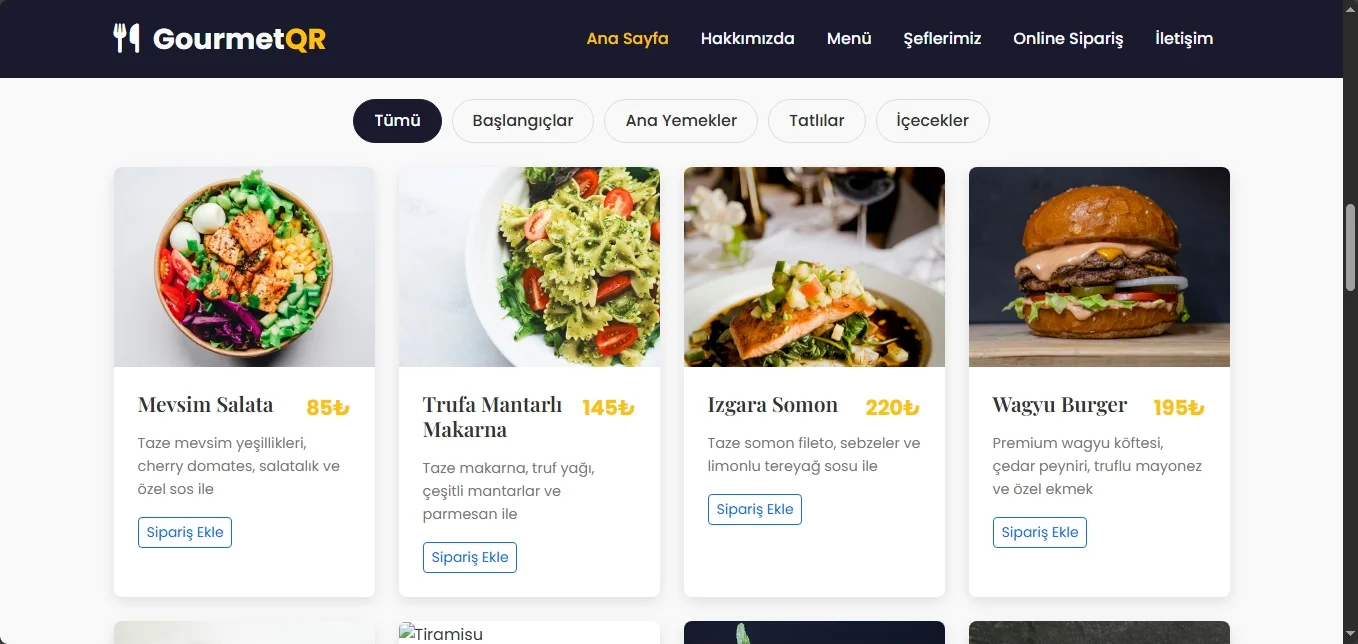 Restoran Web Teması - Resim 2
