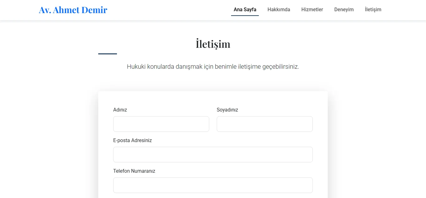 Avukatlara Özel Web Teması - Resim 3