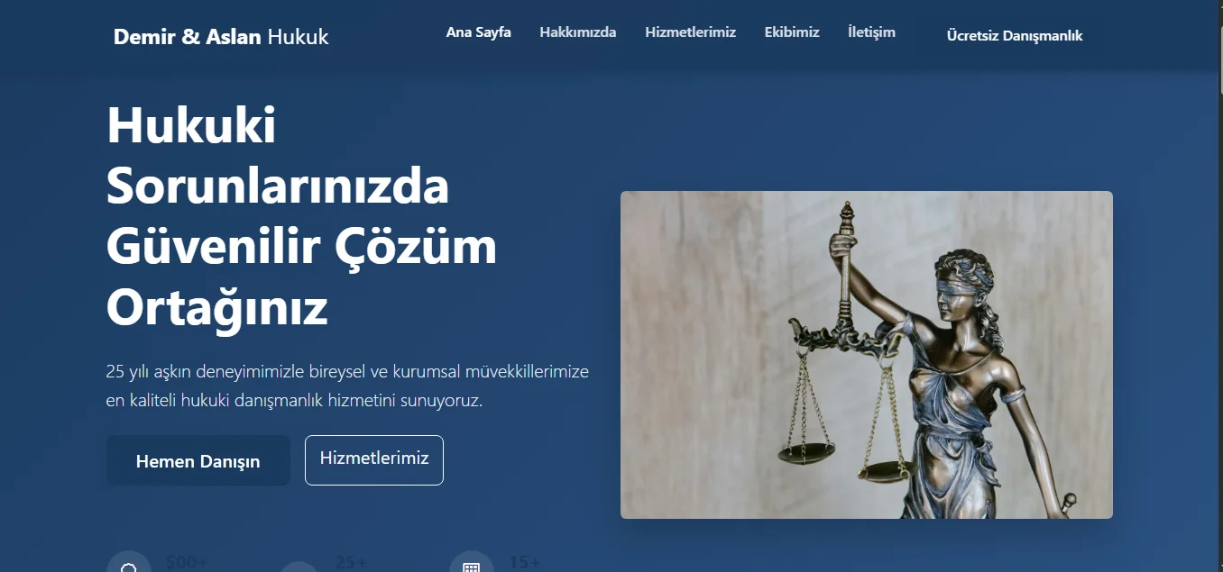 Avukatlara Özel Web Teması - Resim 1