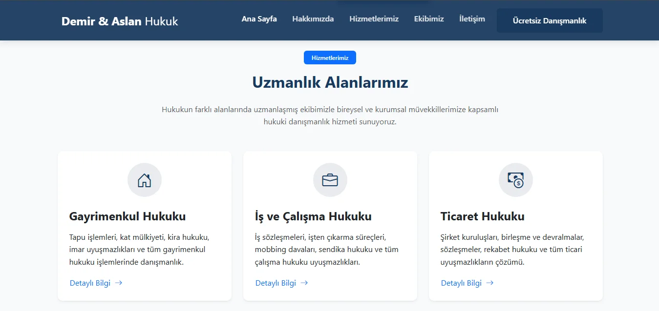 Avukatlara Özel Web Teması - Resim 2
